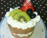 簡単♪＊ココア蒸しパンでケーキ＊作り方17写真