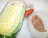 鶏むね肉と白菜の中華炒め♪簡単作り方1写真
