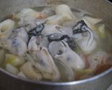 コッペガニの出汁で牡蠣鍋作り方3写真