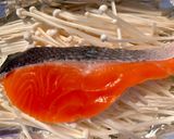 鮭とえのきのマヨ味噌ホイル焼き！レモン風味♡作り方2写真
