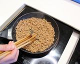 鶏そぼろの三色丼作り方2写真
