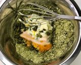 大豆粉とグリーンティーのヘルシーケーキ作り方2写真