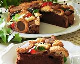 クリスマスケーキ＊簡単チョコタルト風作り方13写真