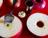 冬の温か焼きりんご*チーズを添えて作り方2写真