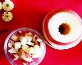 冬の温か焼きりんご*チーズを添えて作り方3写真