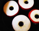 冬の温か焼きりんご*チーズを添えて作り方5写真