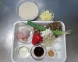 きのこの和風パエリア作り方1写真