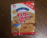 おやつ（いかの姿あげ）で焼きそば作り方1写真