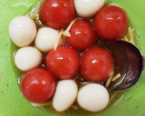 楽うま！ウズラの卵とトマトの生姜マリネ作り方1写真