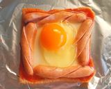 ウィンナーエッグトースト作り方3写真