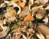 冷蔵庫の残り野菜で煮込みうどん✨作り方7写真