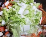 平茸、野菜、ちくわの油炒め・塩味作り方7写真