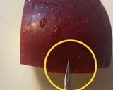 簡単 キャラ弁 りんご 飾り切り⑧作り方4写真