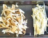 電子レンジで✿キノコの味噌汁作り方1写真