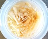 電子レンジで✿キノコの味噌汁作り方2写真