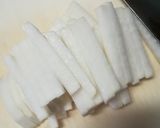 麺つゆ×オイスターで大根さつま揚げの煮物作り方1写真