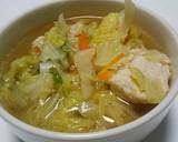 ☆簡単☆鶏団子とたっぷり野菜の中華スープ作り方13写真