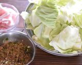 豚バラ蒸しキャベツの中華風香味ダレ作り方1写真