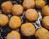 かぼちゃの胡麻団子風　クリームチーズin作り方4写真