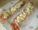 レンジで便利ズッキーニ☆納豆のせ作り方4写真