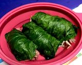 もやしと豚肉の青梗菜ロール作り方3写真