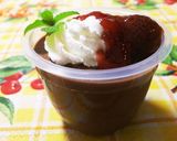 簡単チョコムース～イチゴジャムかけ～作り方5写真