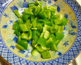 ピーマンと大豆の梅マヨネーズ和え♪作り方1写真