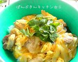 絶品♪とろふわ親子丼♡作り方7写真