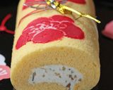 梅酒で候*迎春の宴席ロールケーキ作り方43写真