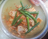 箸休めに♪キムチと豚肉の和え物作り方8写真
