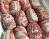 ジンギスカンのタレで♡肉巻きおにぎり作り方2写真