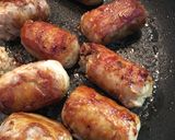ジンギスカンのタレで♡肉巻きおにぎり作り方4写真