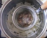 寺のじさまの大根味噌汁～扇に千本、賽ノ目作り方7写真