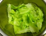 大豆・レタスの梅海苔マヨサラダ♪作り方1写真
