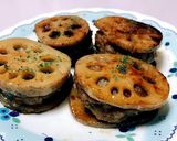 れんこんとひき肉のハンバーグ♡作り方6写真