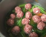 肉団子と小松菜の煮込み作り方4写真