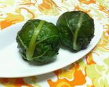 お弁当に簡単♪✿鮭入り❀野沢菜おにぎり✿作り方4写真