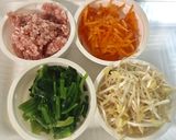 残り野菜簡単ビビンバスキレットでもう一品作り方1写真