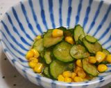 きゅうりとコーンの酢の物♪作り方3写真