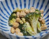 大豆とブロッコリーのごまマヨサラダ♪作り方4写真