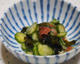 きゅうりとワカメの梅和え♪作り方4写真