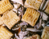 豚肉ときのこのあんかけ揚げ出し豆腐作り方4写真