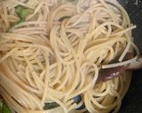 簡単　ふきのとうパスタ作り方6写真
