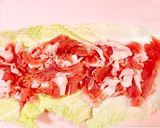 簡単お夜食♡豚肉と白菜のミルフィーユ鍋作り方1写真