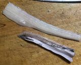中はふんわり 太刀魚の大葉梅肉巻き天ぷら作り方3写真