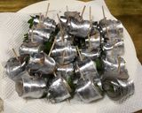 中はふんわり 太刀魚の大葉梅肉巻き天ぷら作り方7写真