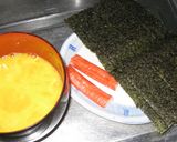 朝食＆お弁当に★かにかまクルクル卵焼き作り方1写真