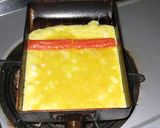 朝食＆お弁当に★かにかまクルクル卵焼き作り方2写真