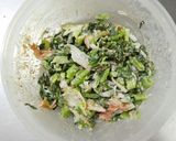 レンジ☆かぶの葉カニカマ胡麻マヨサラダ作り方6写真