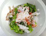 レンジ☆かぶの葉カニカマ胡麻マヨサラダ作り方5写真